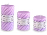 Cumpara ieftin Set 3 lumanari &Oslash; 7 cm x 13,5 H, &Oslash; 7 x 9,5 H, &Oslash; 7 x 7 H