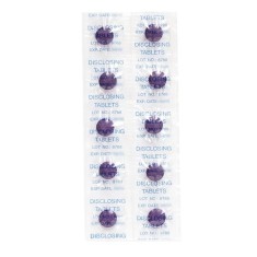 Tablete Revelatoare Placa Bacteriana, Zamo, Duo-Tone, Culoare Roz si Albastru, Aroma Fructe de Padur