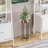 Cumpara ieftin Ghiveci decorativ GED025A Auriu 23x78x23 cm