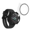 Set 2 Huse Kwmobile cu sticla securizata pentru Samsung Galaxy Watch 6, Negru/Transparent, Plastic, KWM000024TD001C