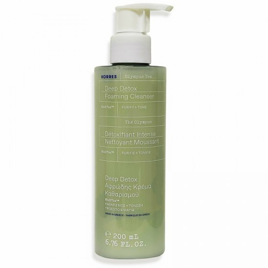 Cremă spumantă de curățare Korres Olympus Tea 200 ml