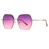 Ochelari Supradimensionati Femei - Techsuit (8561) - Rose Gold / Purple / Red