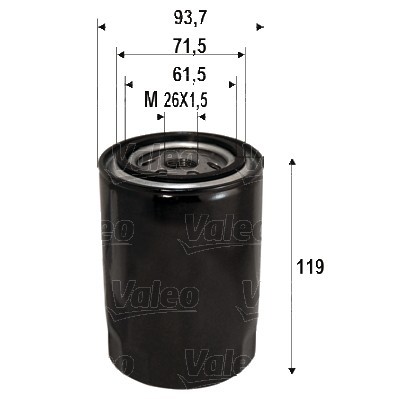 Filtru ulei VALEO 586090 foto