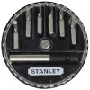 Set 6 Varfuri Insurubat Stanley 1-68-735 + Adaptor Magnetic, Otel Tratament Termic, Prindere 1/4&quot;, Biti Phillips, Drepti