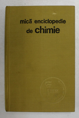 MICA ENCICLOPEDIE DE CHIMIE 1974 foto