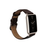 Curea Piele Maro Kwmobile pt Huawei Watch Fit Mini, Bratara Ajustabila, Inlocuire Smartwatch
