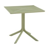 Cumpara ieftin Masa de gradina, plastic verde, Denton 79,5x79,5x74,5 cm