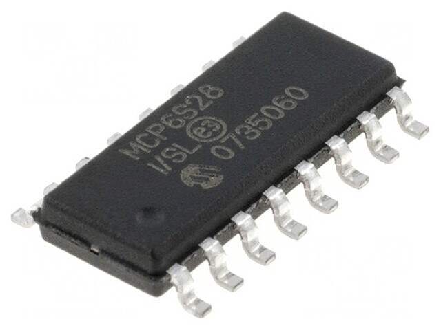 Amplificator Operațional 8 Canale SO16 2-12MHz 2.5-5.5V