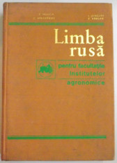 LIMBA RUSA PENTRU FACULTATILE INSTITUTELOR AGRONOMICE de T. MALITA foto