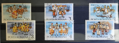 1986 Obiceiuri folclorice romanesti de Anul Nou foto
