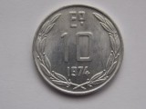 10 ESCUDOS 1974 CHILE