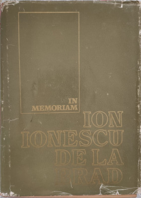 In Memoriam Ion Ionescu De La Brad - Colectiv ,558000 foto