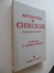 Actualitati in chirurgie - C. Constantinescu
