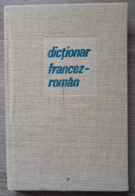 Dictionar francez-roman, Editura Stiintifica 1970, 207 pagini foto