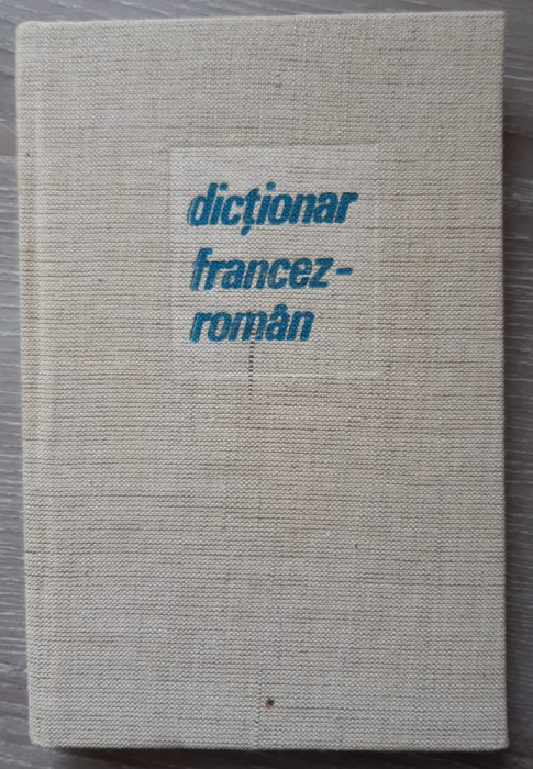 Dictionar francez-roman, Editura Stiintifica 1970, 207 pagini