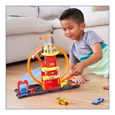 HOT WHEELS STATIA DE POMPIERI SUPER LOOP foto