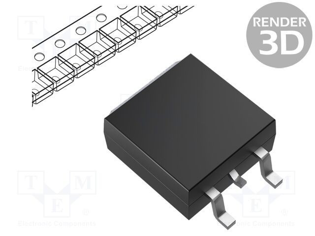 Stabilizator de tensiune LDO liniar 3,3V 1A TAIWAN SEMICONDUCTOR