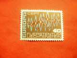 Serie Europa CEPT -1972 Liechtenstein , 1 valoare, Nestampilat