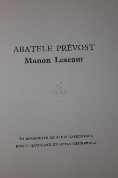 MANON LESCAUT