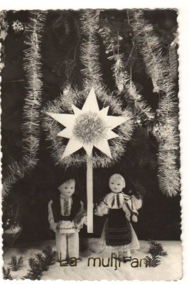 CPIB 21267 CARTE POSTALA - FELICITARE, AN NOU FERICIT, COPII IN COSTUM POPULAR foto