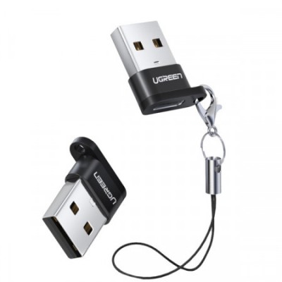 Adaptor Ugreen US280 USB la USB Type-C, incarcare max 3A, negru foto