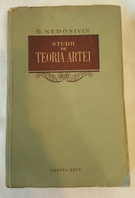 G. Nedosivin - Studii de teoria artei foto