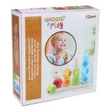 Sortator din Lemn Educativ, 11 Piese, Multicolor, CMCLASS