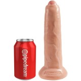 Dildo Realistic King Cock 23cm, Ventuza, Textura Piele, Fara Latex, Hipoalergenic