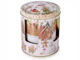 Cutie muzicala Craciun metal multicolor II &Oslash; 12 cm x 16 H