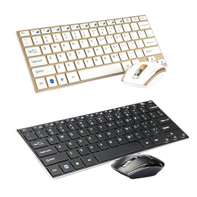 Set tastatura si mouse K3940, wireless, 2.4G, alb sau negru foto