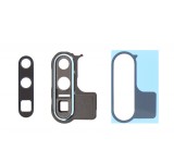 Geam Camera Huawei P30 Pro Albastru + Rama, Piese Schimb Originale