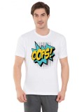 Tricou barbati alb - Oops - L, THEICONIC