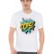 Tricou barbati alb - Oops - S