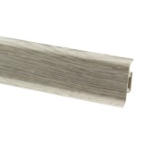 Plinta parchet PVC Set 10456-4640V, canal cablu, gri nisip, 2500 x 52 x 22 mm
