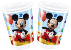 Pahare Mickey Mouse Playful din plastic 200ml set 8 buc foto