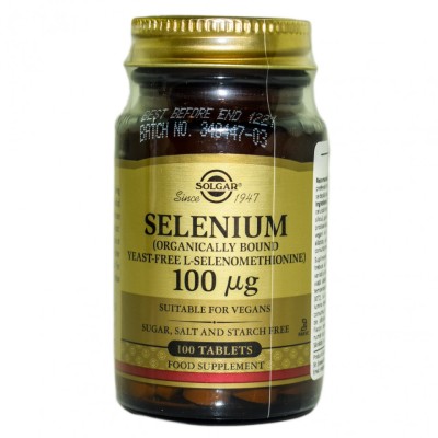 SELENIUM 100mg 100tb SOLGAR foto