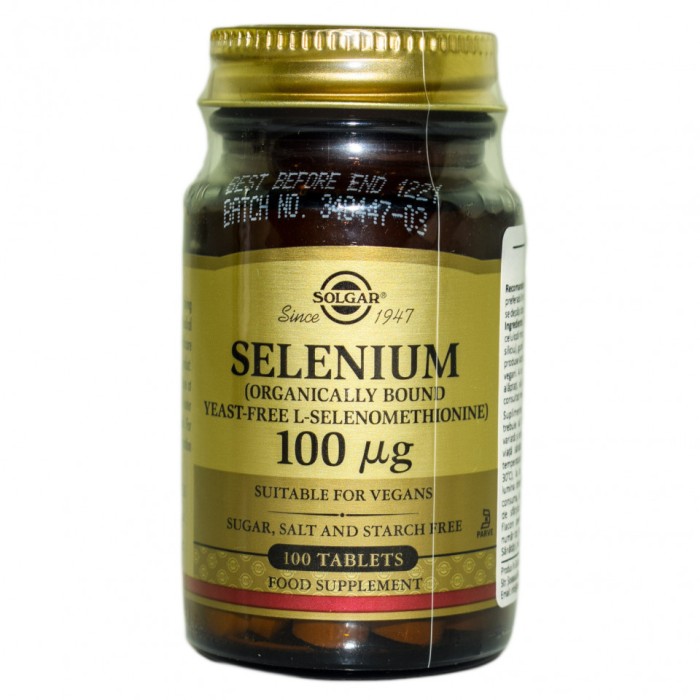 SELENIUM 100mg 100tb SOLGAR