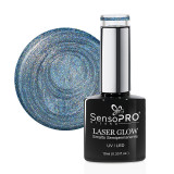 Cumpara ieftin Oja Semipermanenta Holografica Laser Glow SensoPRO Milano 10ml, Sapphire Grace #06