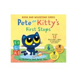 Pete the Kitty's First Steps: Book and Milestone Cards