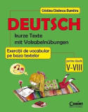 Limba germana - Exercitii de vocabular pe baza textelor |