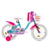 Bicicleta Copii DHS Unicorn - 16 Inch, Albastru Ultimate FactoryBikes
