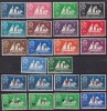 St.Pierre si Miquelon 1942/47 navigatie corabii MI 299-312/330-337 MNH, Nestampilat