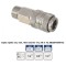 Cupla rapida aer, otel, filet exterior 1/4&quot; ADLER MA0132.1