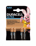 Baterie Duracell Ultra AAA R3 1,5V alcalina set 4 buc.