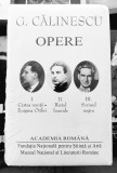 George Calinescu Opere Volumele 1-2-3 Academia Romana