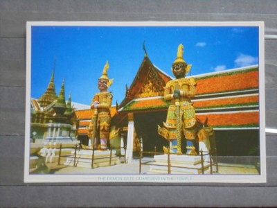 Tailanda - Demonii gardieni ai templului lui Bhuda de smarald din Bangkok - foto