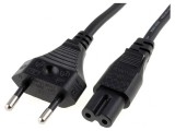 Cablu Alimentare 2x0,75mm2 1,8m Negru