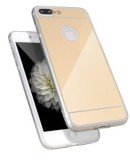 Husa iPhone 7 Plus Oglinda Aurie, Bumper TPU, Protectie 360, Anti-Zgarieturi, Decupaje Precise
