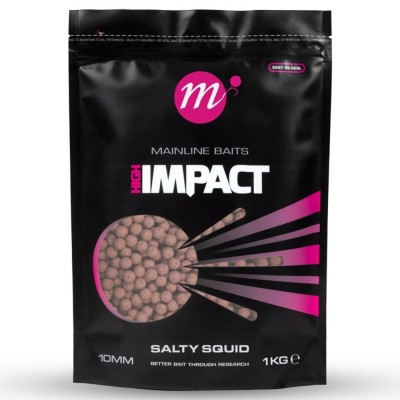Boilies MAINLINE High Impact, Salty Squid, 15mm, 1kg foto