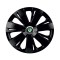 Set 4 capace roti Negre Cu Inel Cromat Energy R15 pentru gama auto Skoda